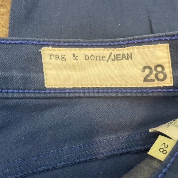 Rag & Bone Indigo Denim Jeans - Picture 3 of 7